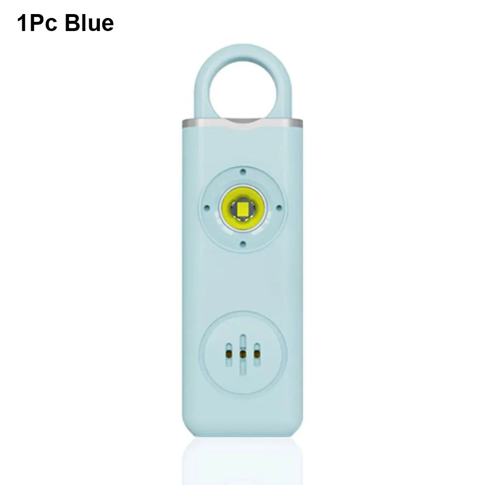 130dB Personal Defense Alarm With LED Light Keychain