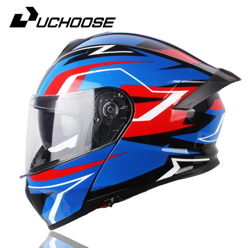 Uchoose DOT Certified Modular Flip Up Motorcycle Helmet