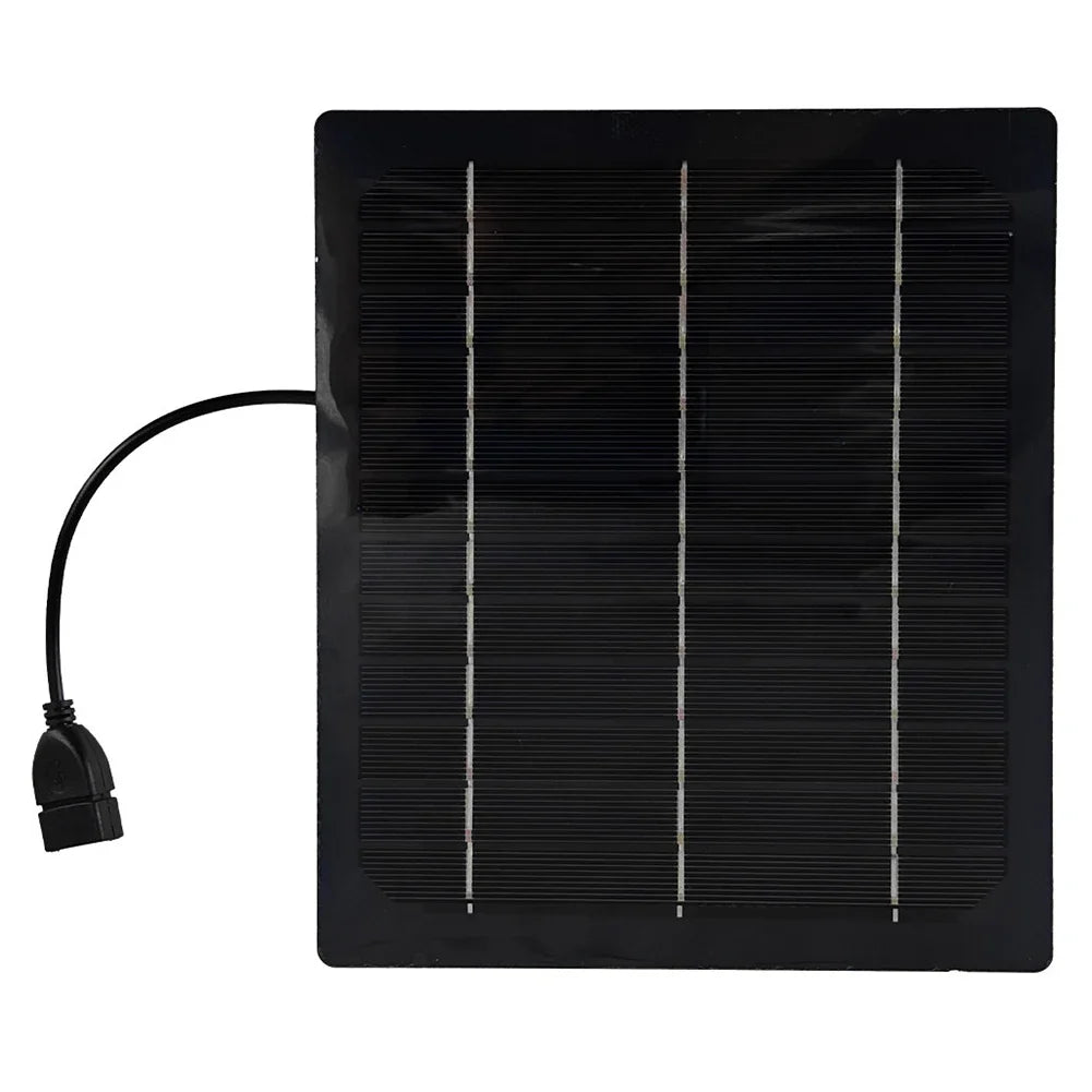 Solar Panel Fan Portable Solar Charger for Outdoor Camping