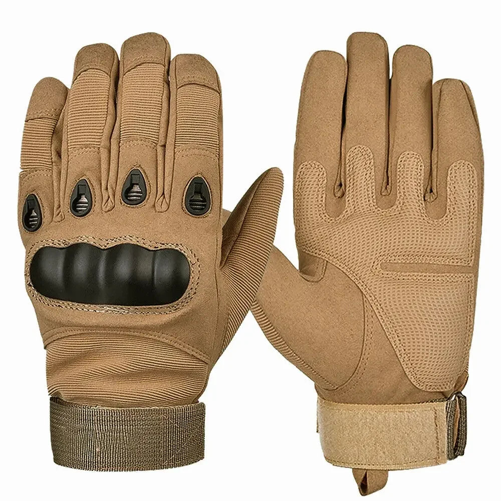 Unisex Tactical Motorcycle Gloves With Knuckle Protection