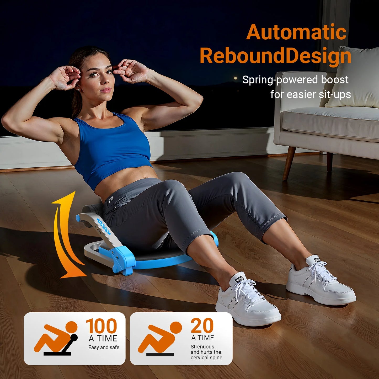 Merach Abdominal Exercise Machine With Adjustable Resistance