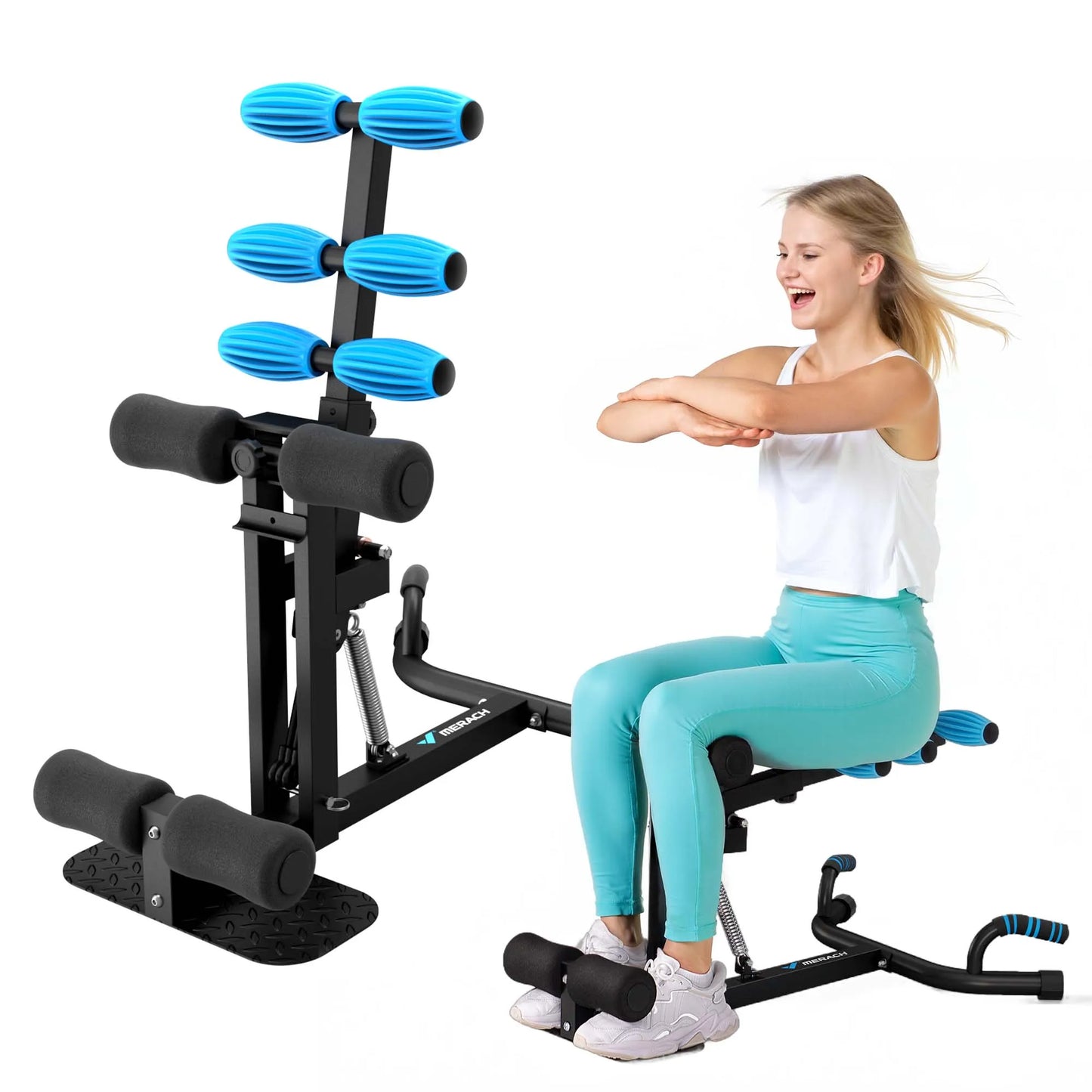 MERACH Deep Squat Machine Multifunctional Glutes Core Trainer