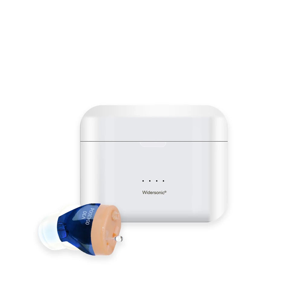 Rechargeable Hearing Aids Invisible V30 Mini Wireless Sound Amplifier for Elderly Deafness Adults Ear Care Support Drop Shipping