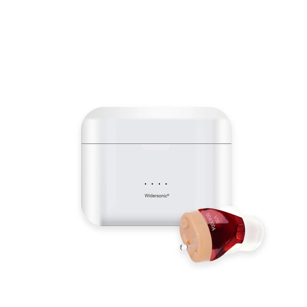 Rechargeable Hearing Aids Invisible V30 Mini Wireless Sound Amplifier for Elderly Deafness Adults Ear Care Support Drop Shipping