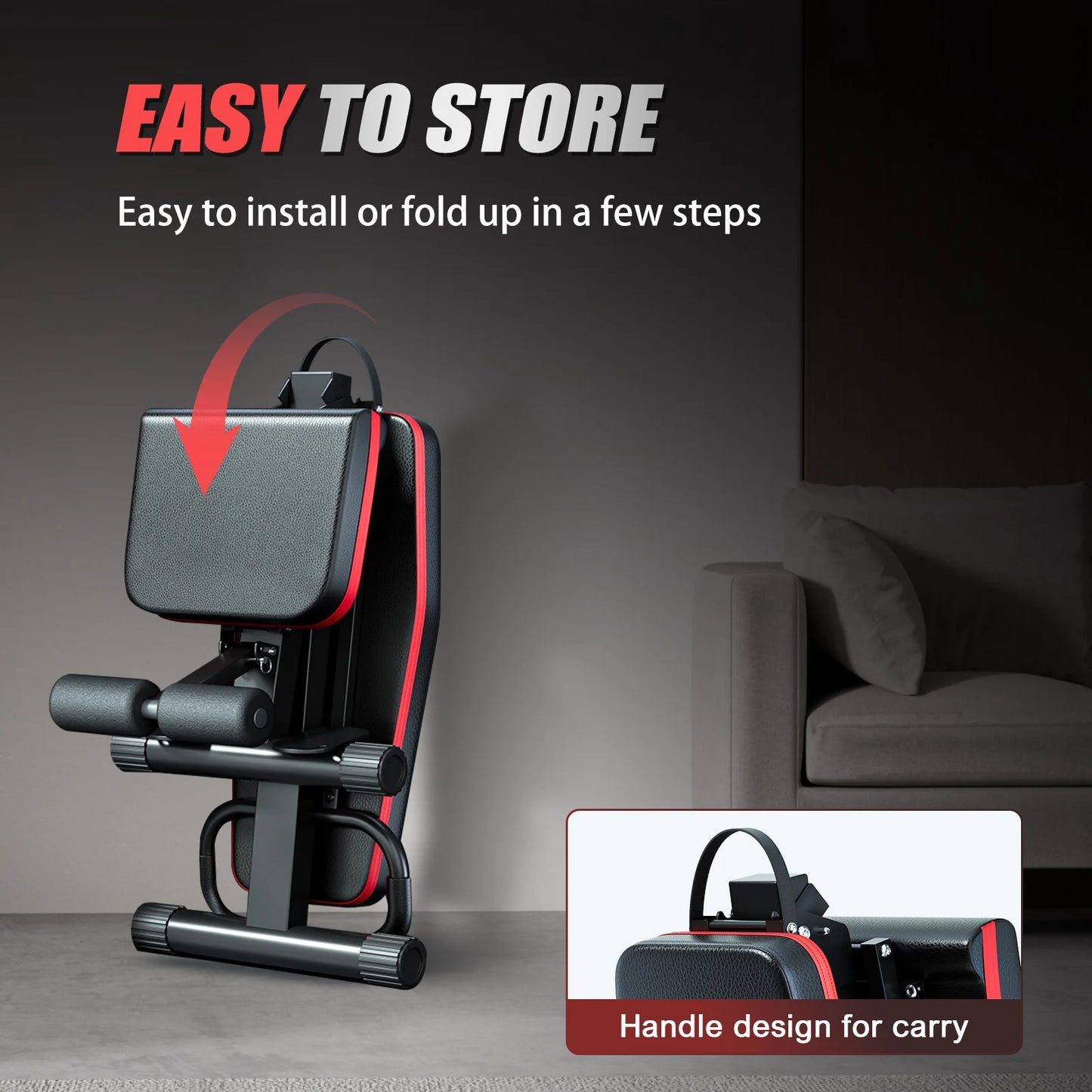 14-in-1 Foldable Dumbbell Bench for Full-Body Workout