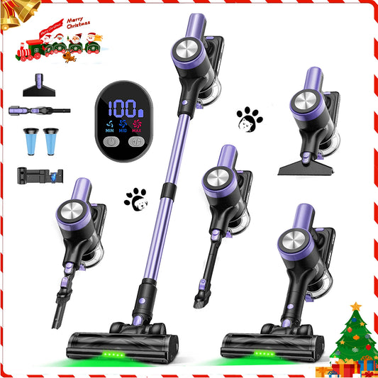 Suxiangvacc 500W Cordless Vacuum Cleaner With LED Screen