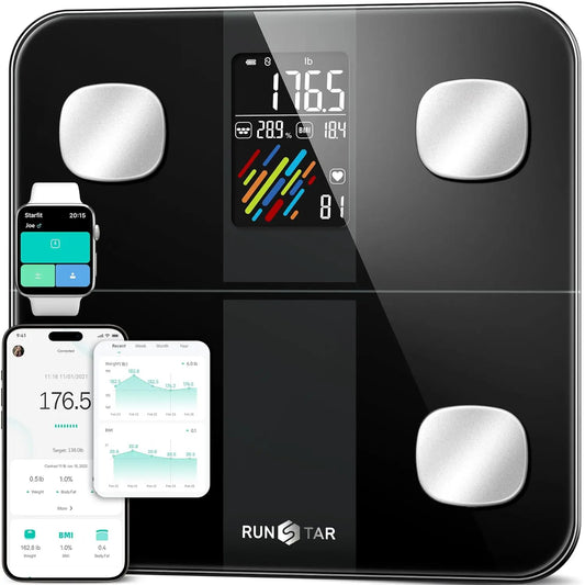 Smart Digital Bathroom Scale With Body Fat and BMI