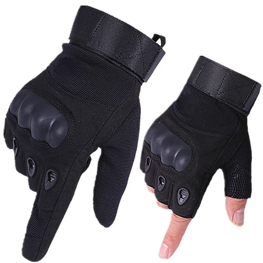 Unisex Tactical Motorcycle Gloves With Knuckle Protection