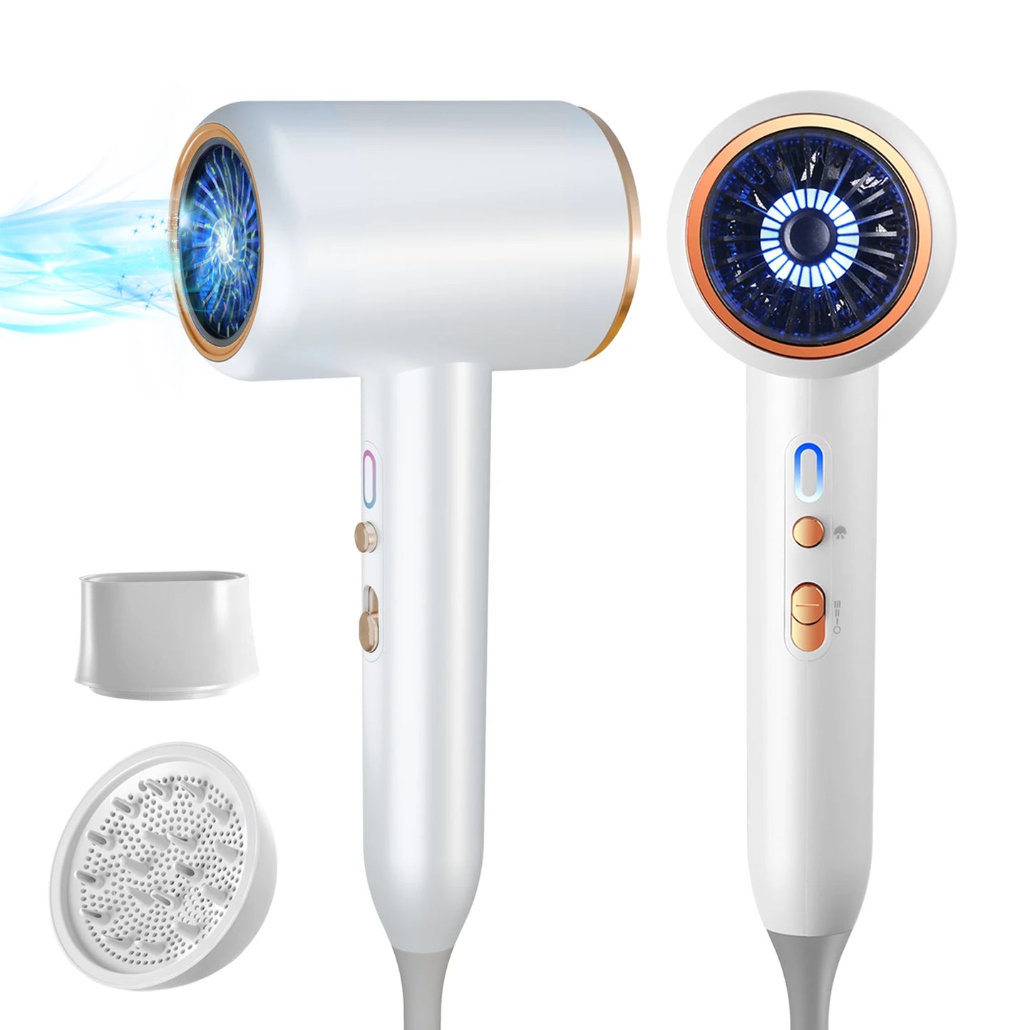 KUALOOL Professional Hair Dryer With Diffuser 1875W Ionic