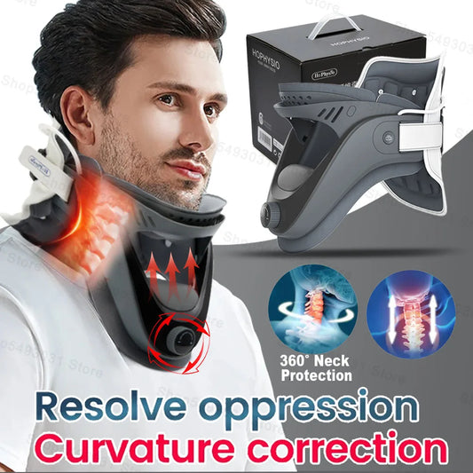 Cervical Neck Traction Device For Home Use Adjustable Neck Stretcher