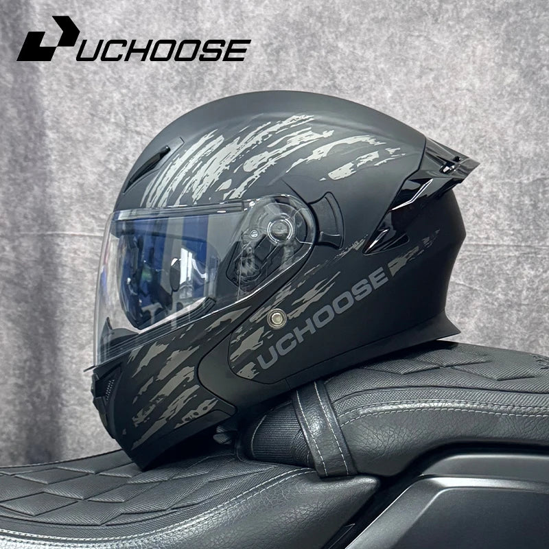 UCHOOSE DOT Certified Modular Motorcycle Helmet Four Seasons Off Road