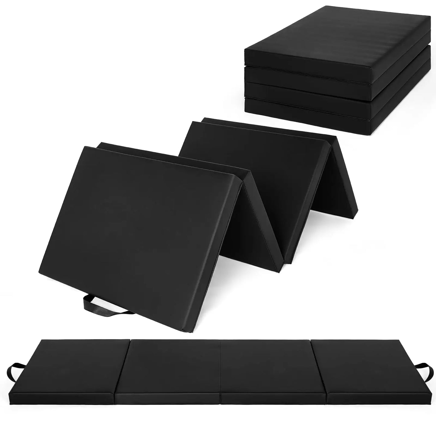 HiMISS Gymnastics Mat Tumbling Floor Exercise Pad Portable