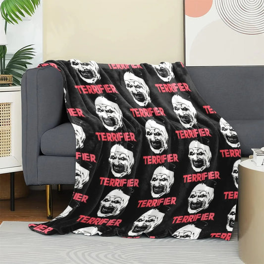 Terrifier Soft Throw Blanket Flannel Breathable Lightweight