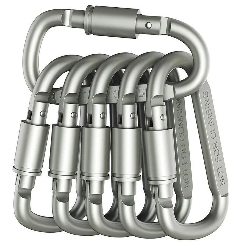 Carabiner Set 4-6 Pack Aluminum Keychain Clips