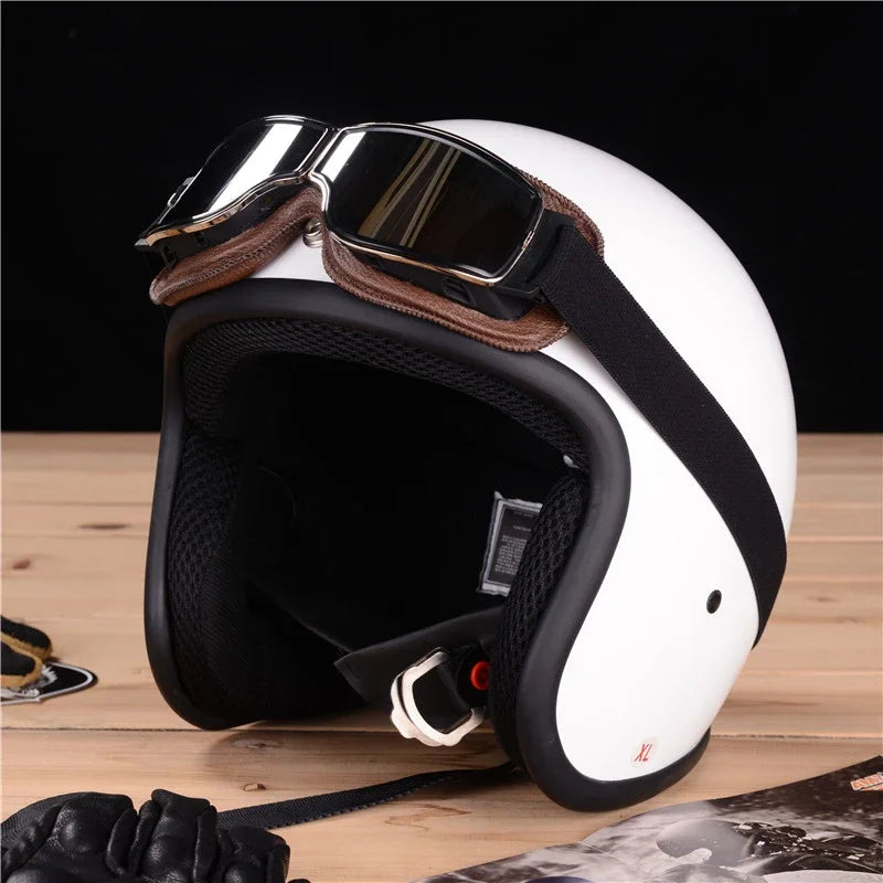 Motorcycle Glasses Windproof Leather Folding Sunglasses For Riders