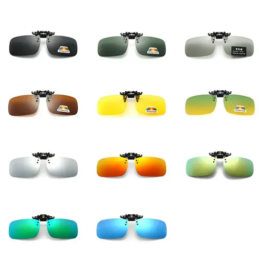 Dawndesslo Polarized Sunglasses Clips for Driving and Outdoor
