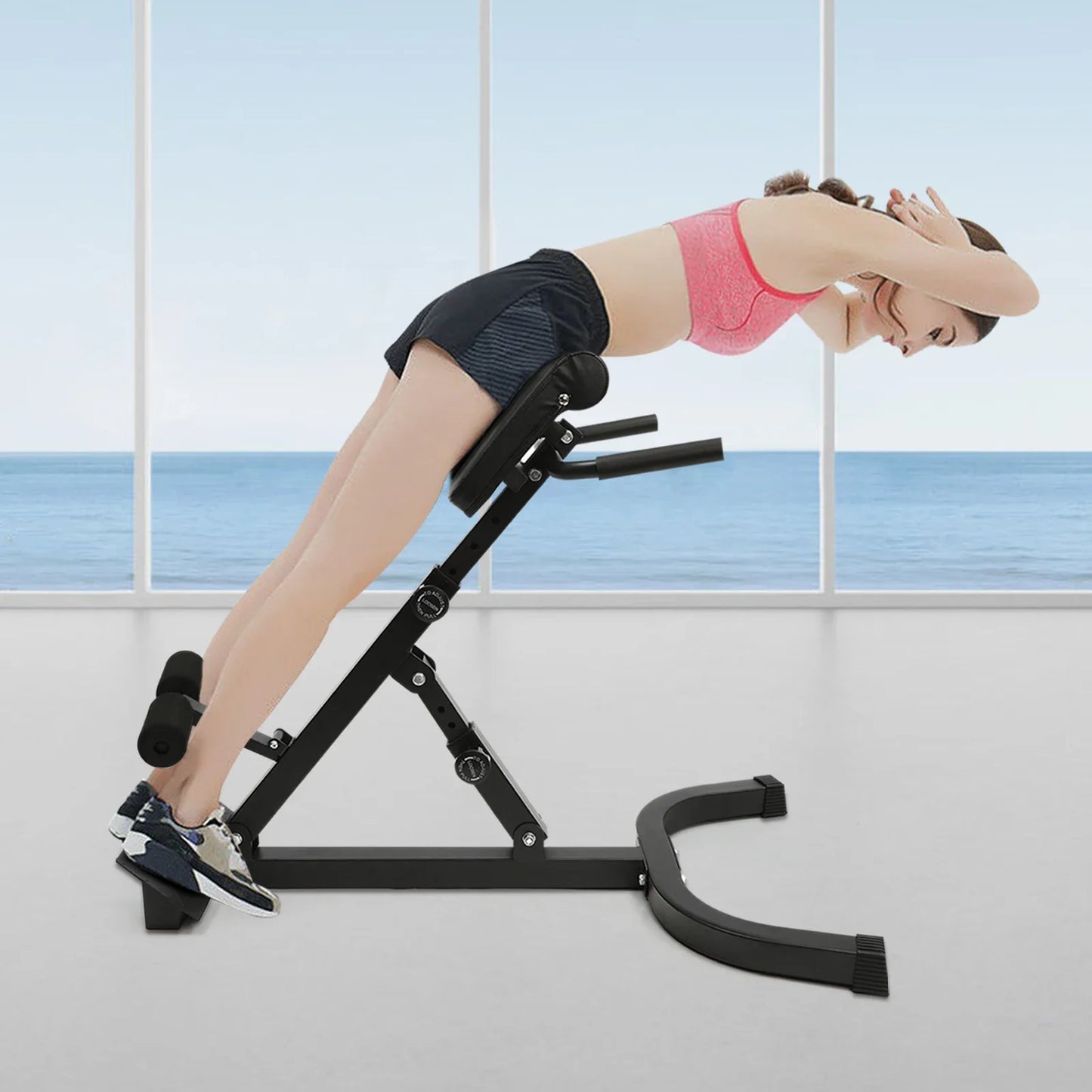 Roman Chair Hyperextension Back Extension Bench Adjustable