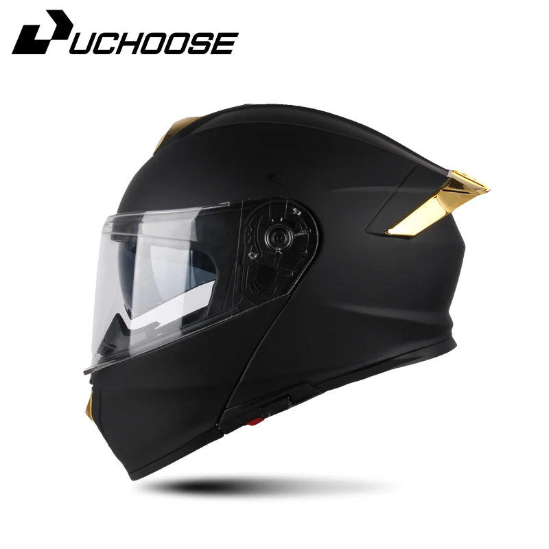 Uchoose DOT Certified Modular Flip Up Motorcycle Helmet