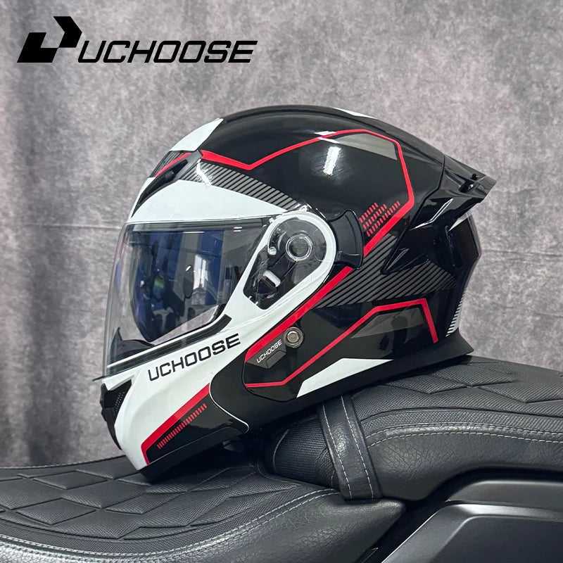 UCHOOSE DOT Certified Modular Motorcycle Helmet Four Seasons Off Road