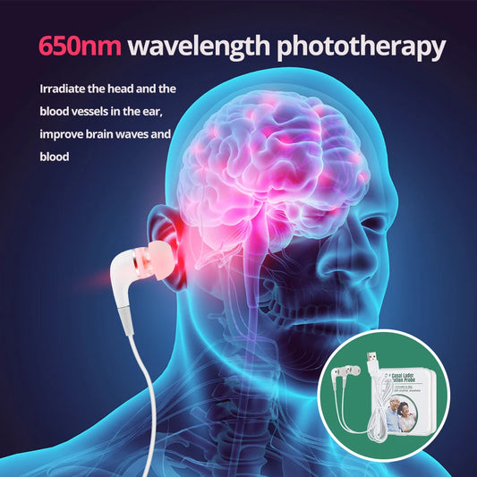 Tinnitus Ear Laser Therapy LLLT Physiotherapy Device For Ear Care
