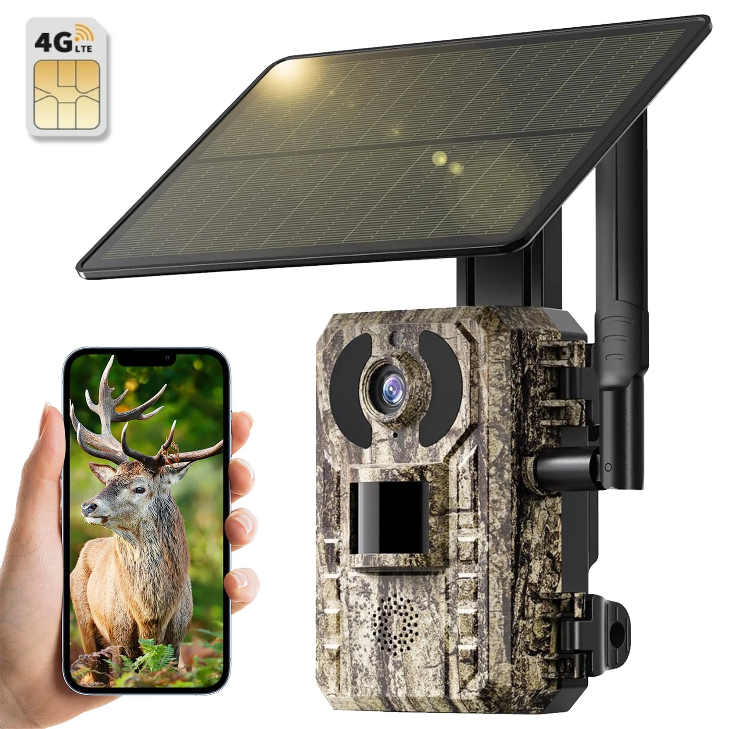4G LTE Trail Camera 3rd Gen With Live Streaming Built In SIM Card