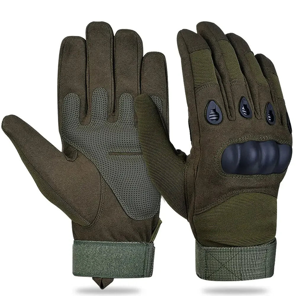 Unisex Tactical Motorcycle Gloves With Knuckle Protection
