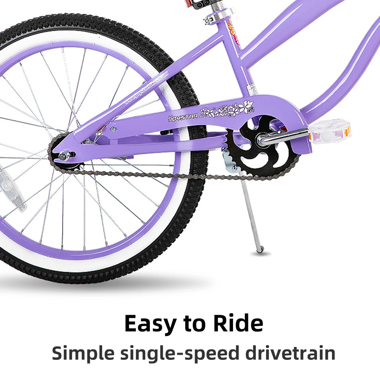 Joystar Beach Cruiser Bike Kids Single Speed Coaster Brake