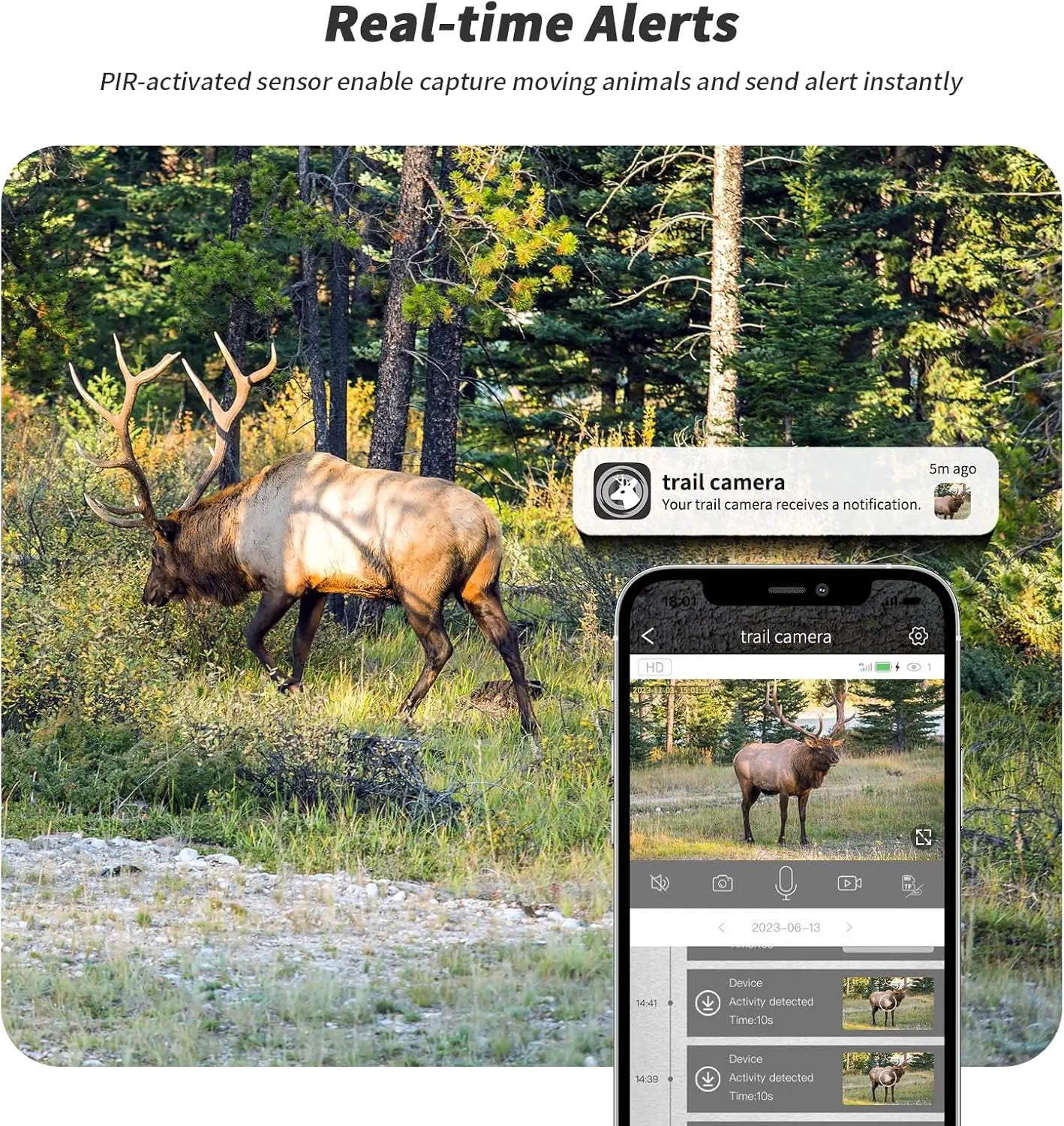 4G LTE Trail Camera 3rd Gen With Live Streaming Built In SIM Card
