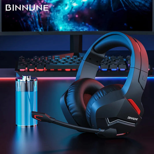 BINNUNE BW01 Dual Wireless Gaming Headset With Mic For PC