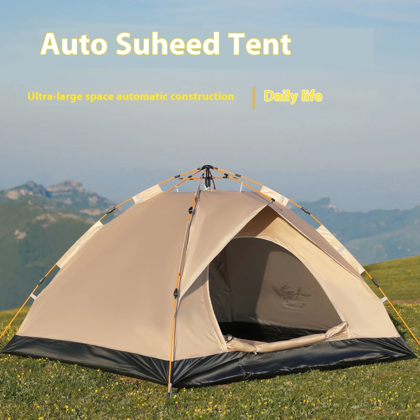 Pakicetus Instant Pop Up Tent Sun and Rain Shelter for Beach and Camping