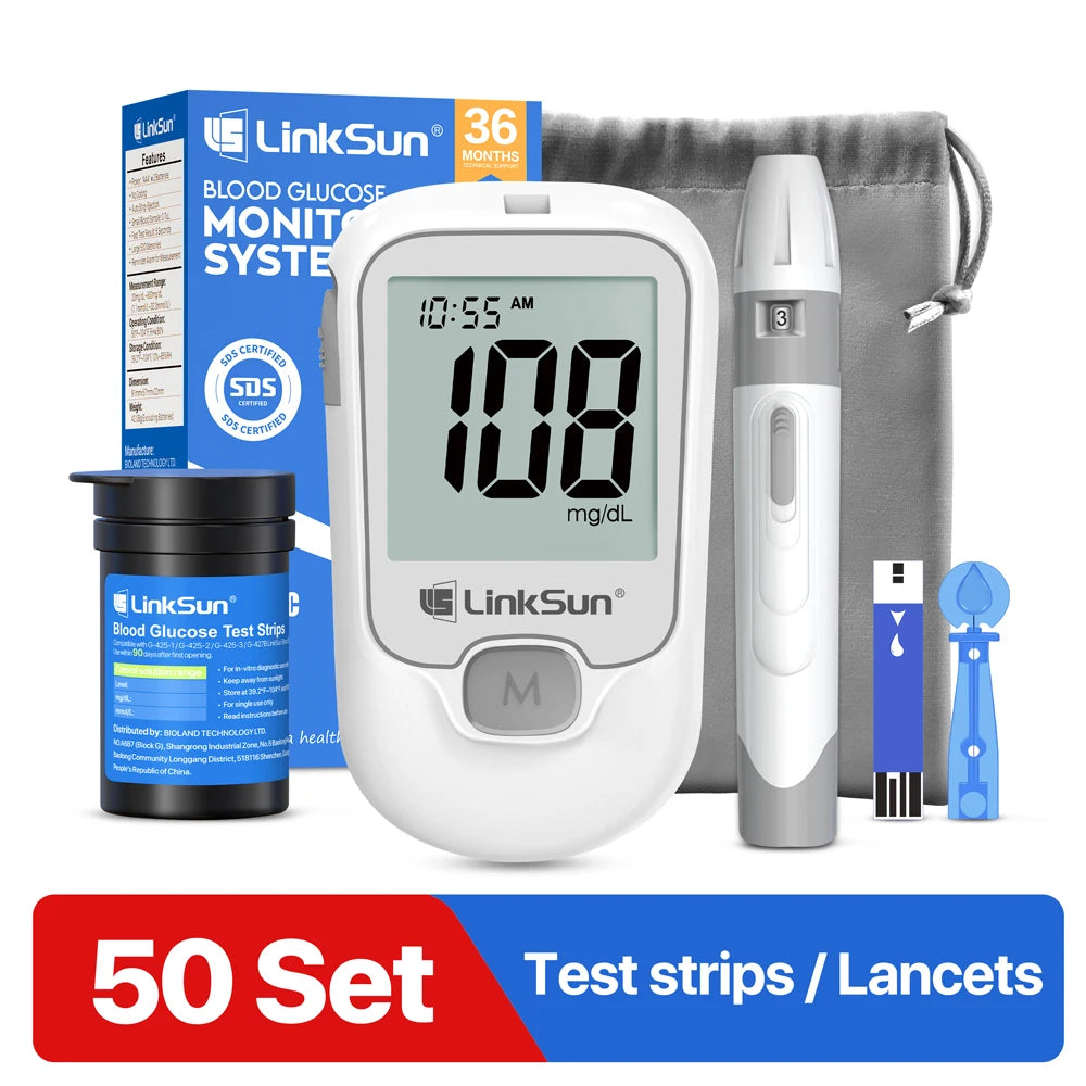 Linksun Blood Glucose Meter G-425-3 Diabetes Testing Kit