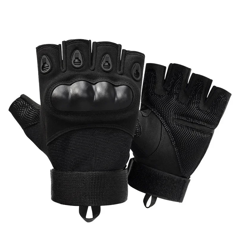 Unisex Tactical Motorcycle Gloves With Knuckle Protection