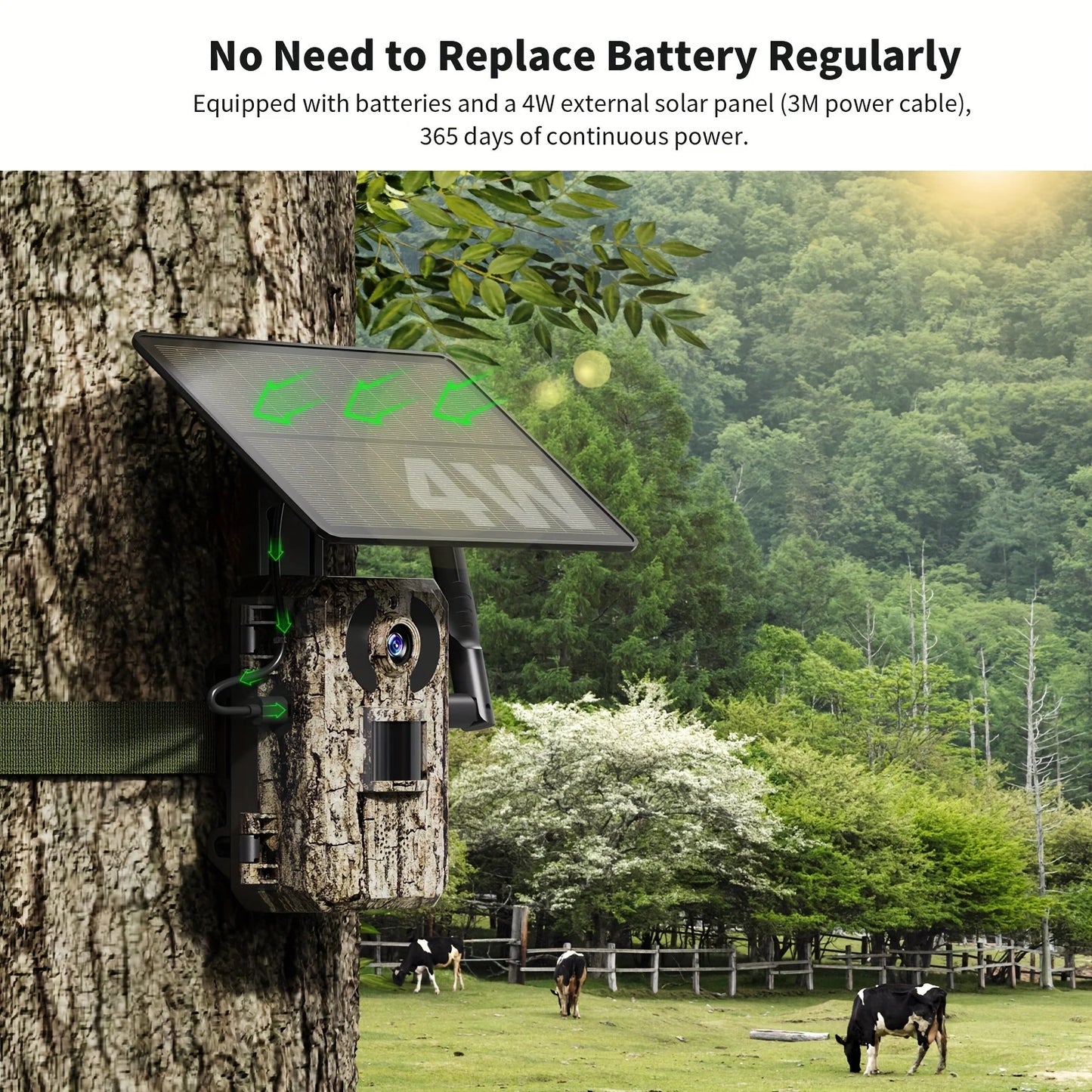 4G LTE Trail Camera 3rd Gen With Live Streaming Built In SIM Card