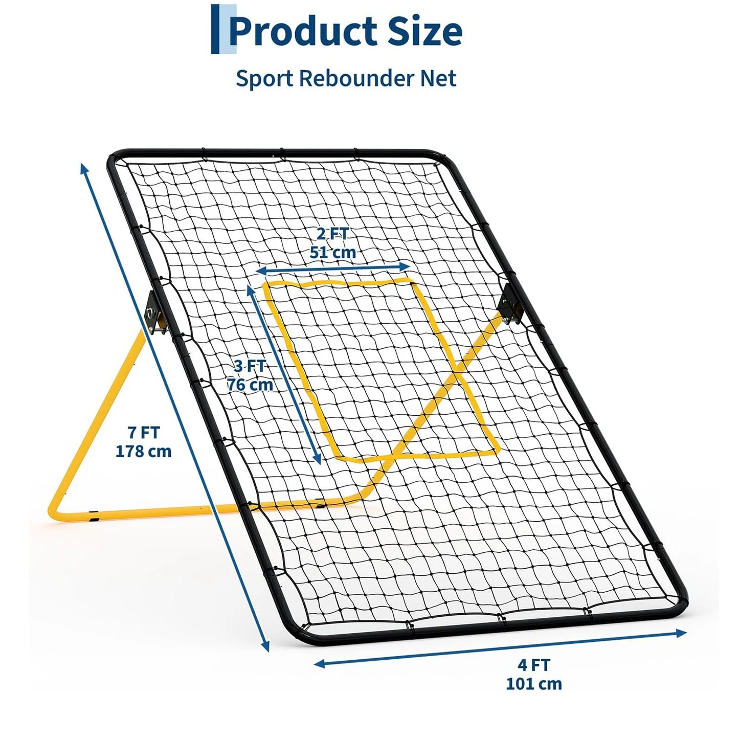 HiMISS Volleyball Rebounder Net Multi Angle Training Foldable
