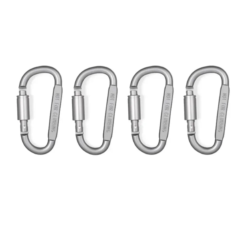 Carabiner Set 4-6 Pack Aluminum Keychain Clips