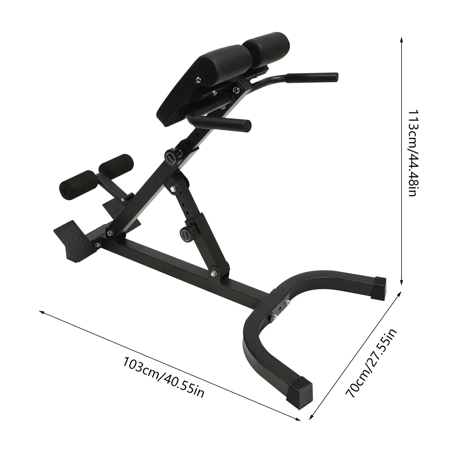 Roman Chair Hyperextension Back Extension Bench Adjustable