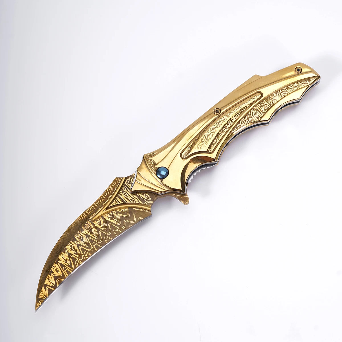 Multifunction Outdoor Folding Knife, Stainless Steel, Camping Survival