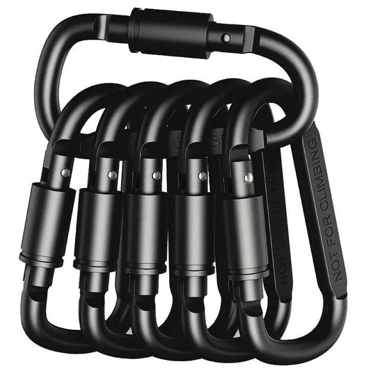 Carabiner Set 4-6 Pack Aluminum Keychain Clips