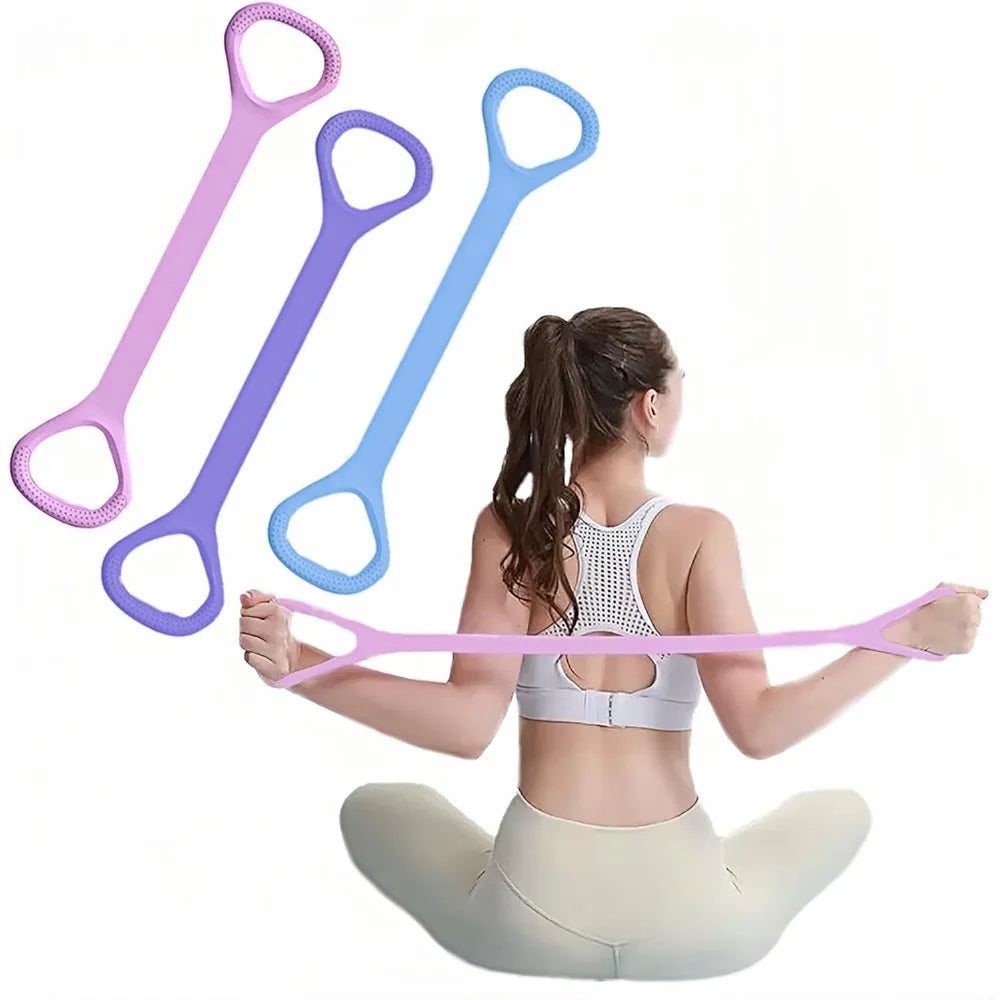 NONECN Elastic Resistance Band Set For Arm And Back Training