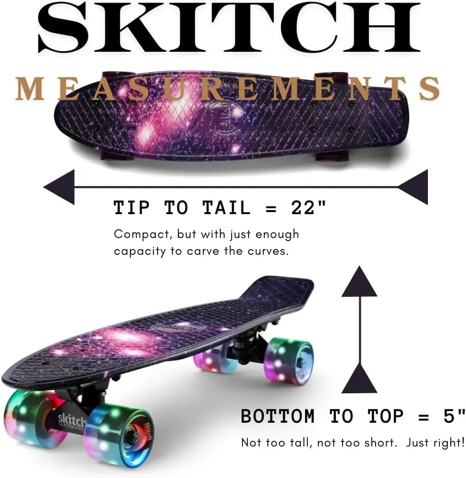 Complete Skateboard Set For Beginners And Pros With Cruiser Board And Backpack