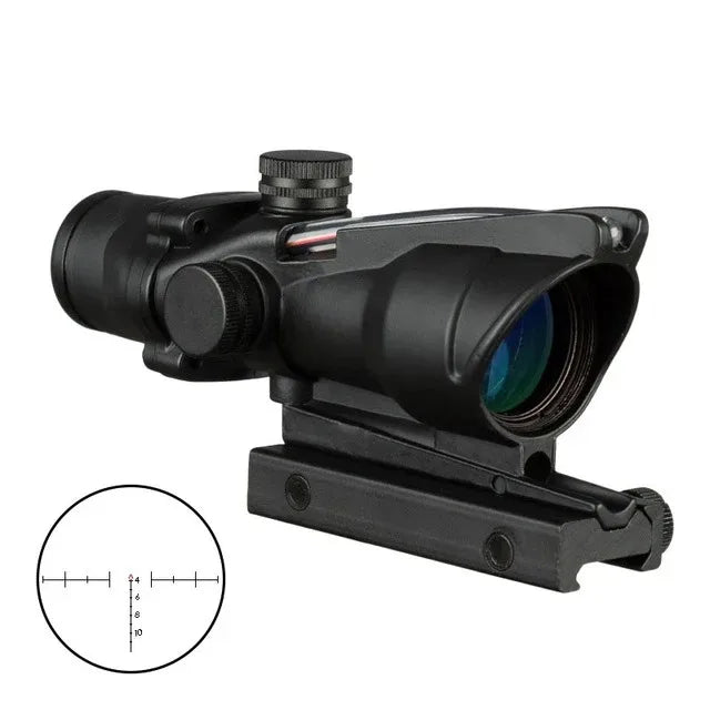 Bestsight Hunting Riflescope Real Fiber Optics Illuminated Reticle
