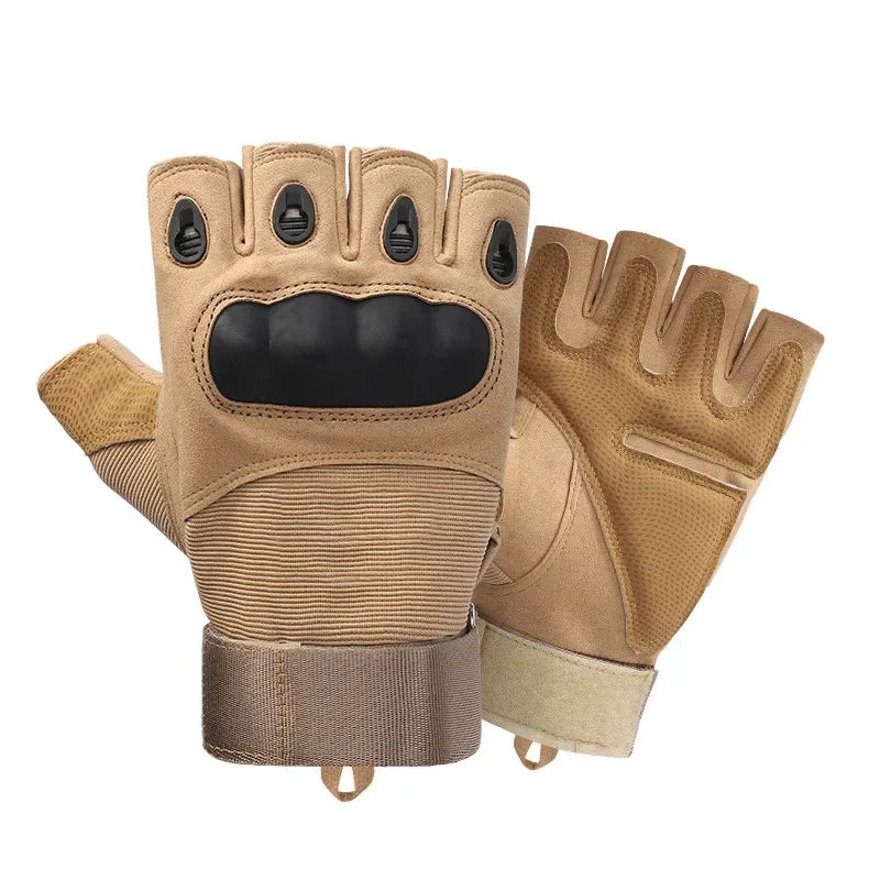 Unisex Tactical Motorcycle Gloves With Knuckle Protection