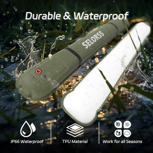 Rechargeable Portable Camping Light Waterproof 2000 mAh Tent Lamp