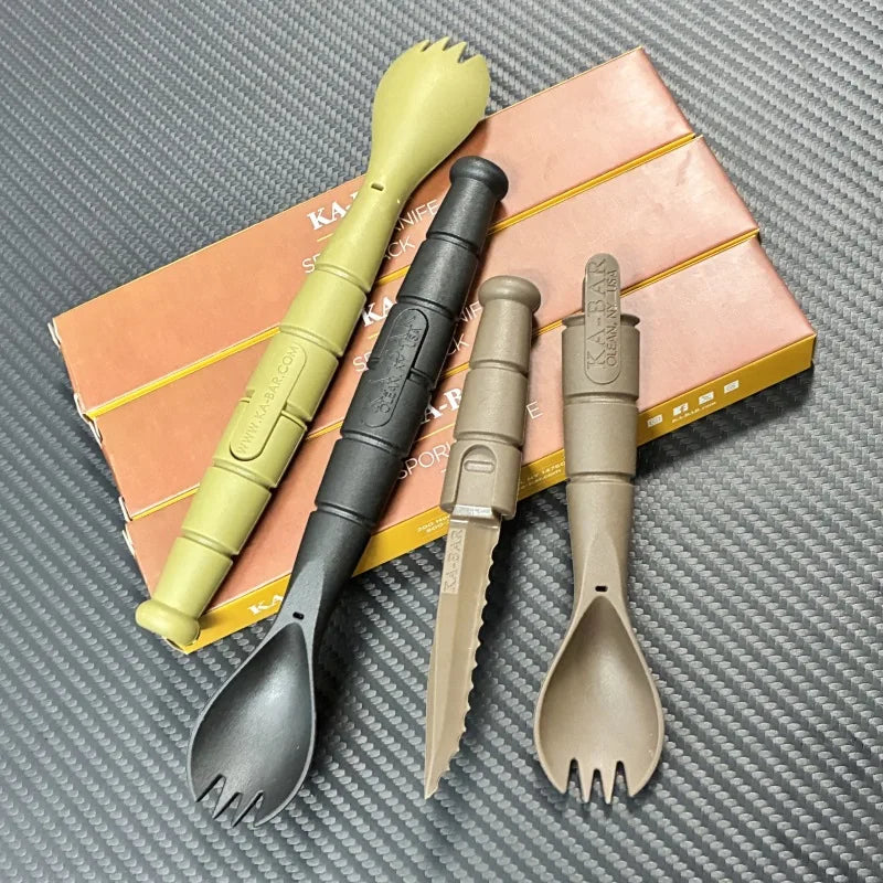 Tactical Mini Cutlery Set EDC Outdoor Multi-Tool Camping