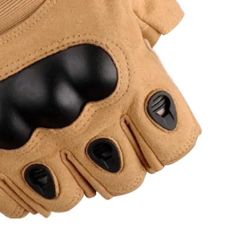 Unisex Tactical Motorcycle Gloves With Knuckle Protection
