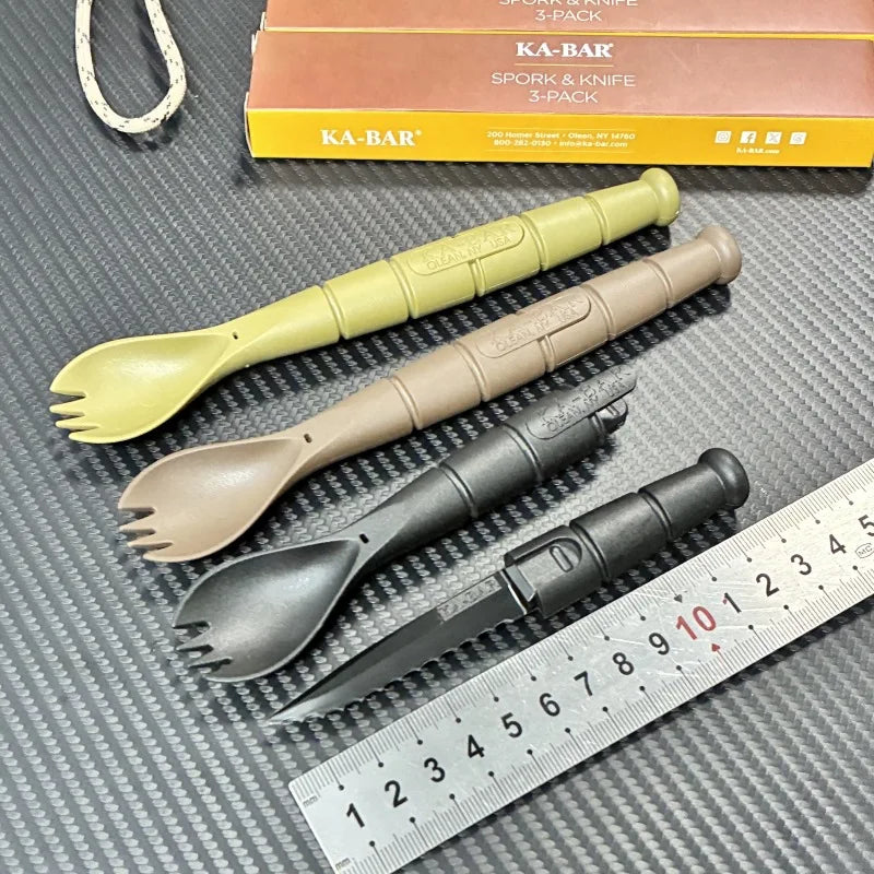 Tactical Mini Cutlery Set EDC Outdoor Multi-Tool Camping