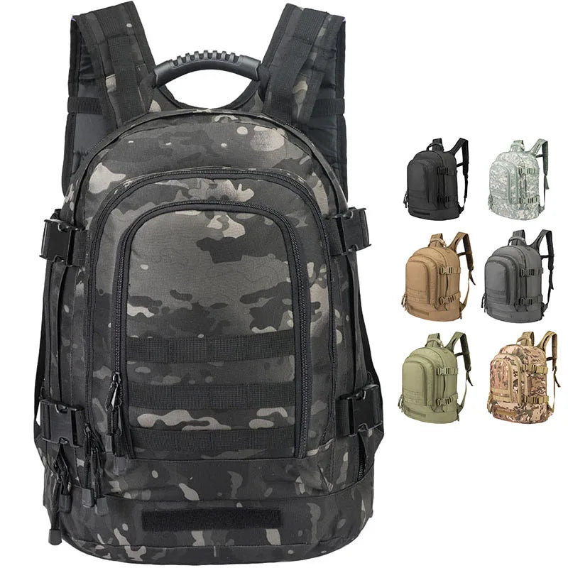 NONECN Military Tactical Backpack Waterproof Travel Laptop Bag